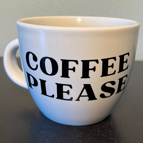 Project 62 COFFEE PLEASE Wide Mouth Stoneware Mug - Picture 1 of 7